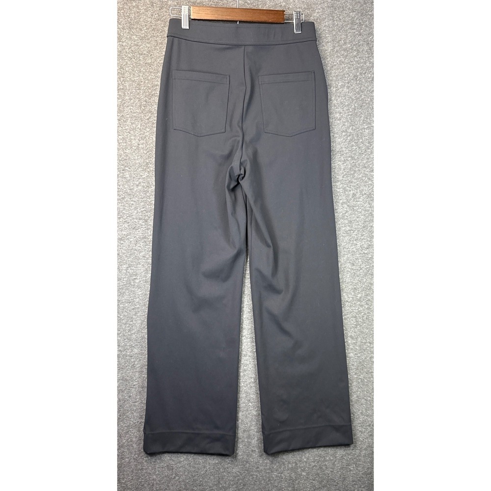 Halara Wide Leg High Waisted Button Detail Pants Size Medium Tall Pull On Career - Picture 5 of 12